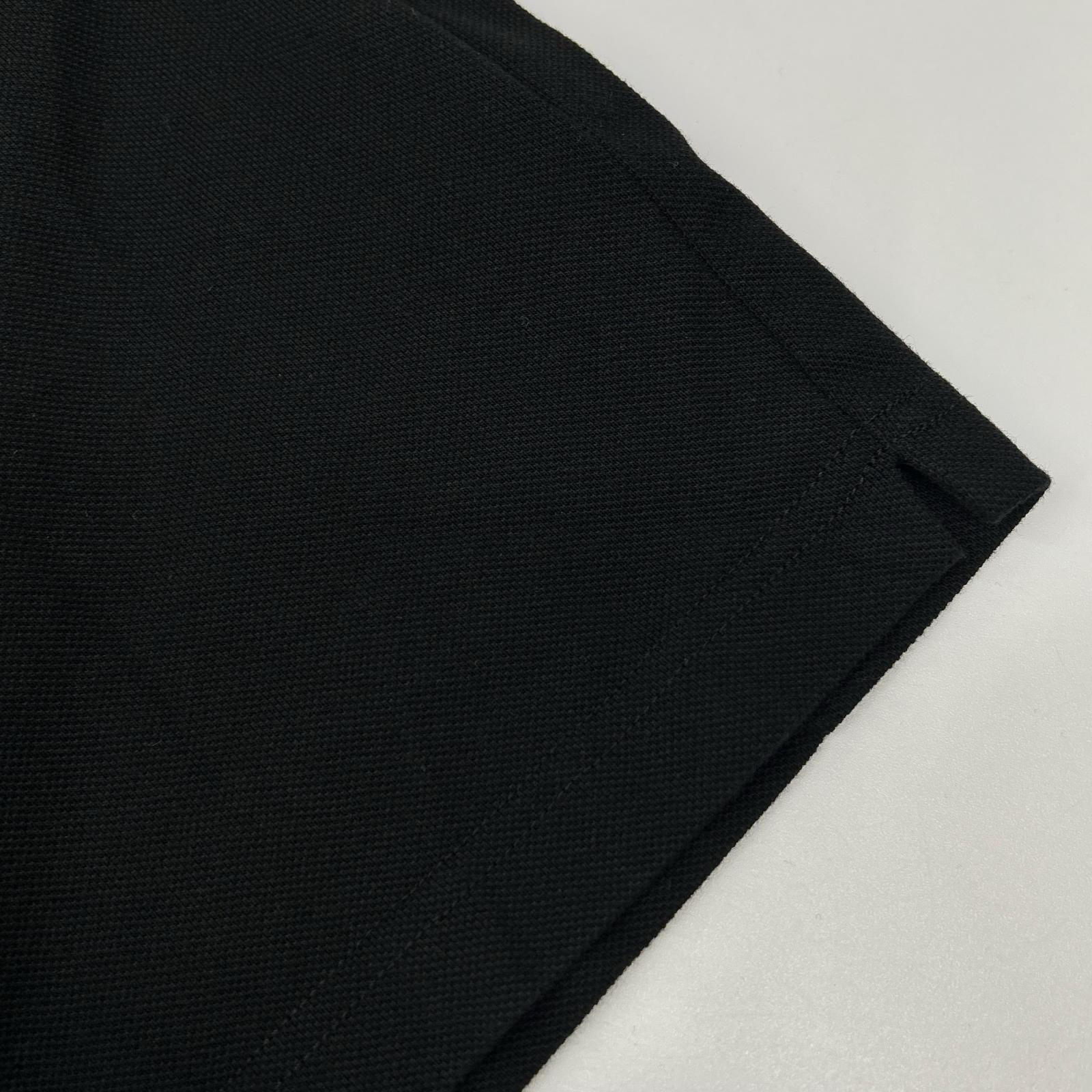 MONCLER モンクレール 21年ブラック MAGLIA POLO MANICA LUNGA ポロシャツ トップス
