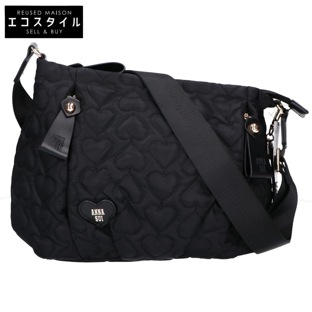 ANNA SUI アナスイ 【新品未使用】316762-10 ハピネス ナイロン ショルダーバッグ