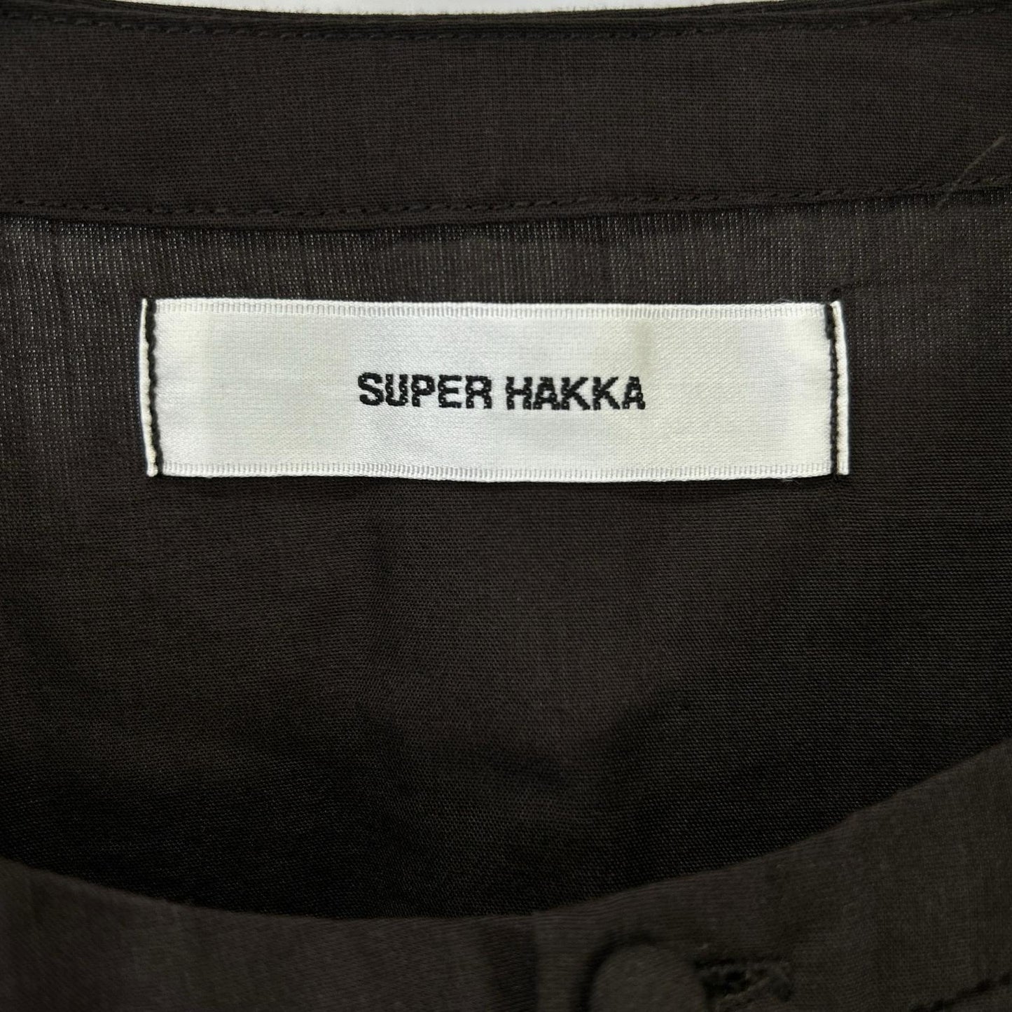 SUPER HAKKA スーパーハッカ 04120221 ダークブラウン フラワーワルツジャカードピンタックワンピース ワンピース
