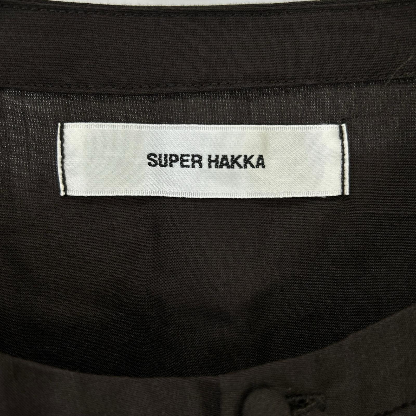 SUPER HAKKA スーパーハッカ 04120221 ダークブラウン フラワーワルツジャカードピンタックワンピース ワンピース