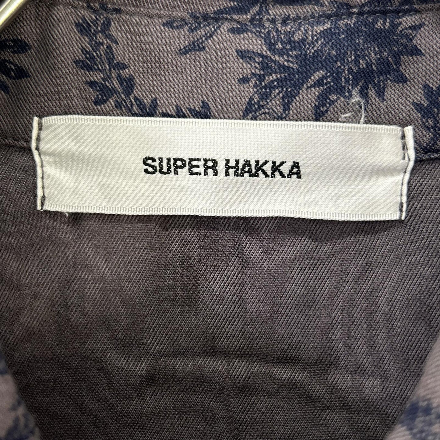 SUPER HAKKA スーパーハッカ 04120713 グレー タック 花柄 ワンピース ワンピース