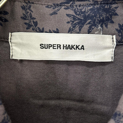 SUPER HAKKA スーパーハッカ 04120713 グレー タック 花柄 ワンピース ワンピース