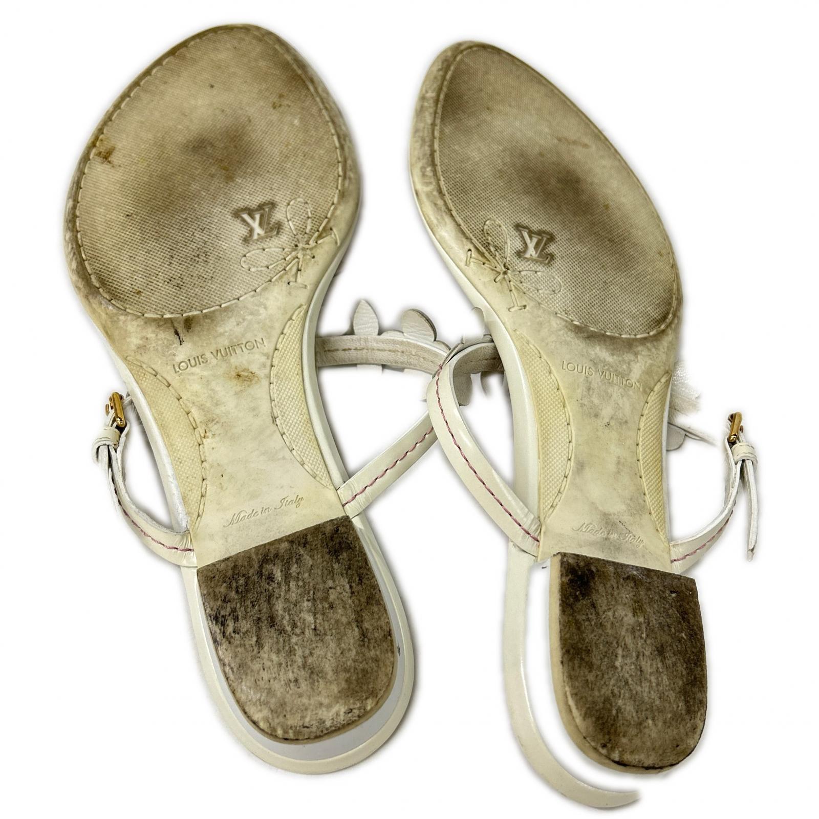 LOUIS VUITTON ルイヴィトン モノグラムフラワー Tストラップ サンダル シューズ