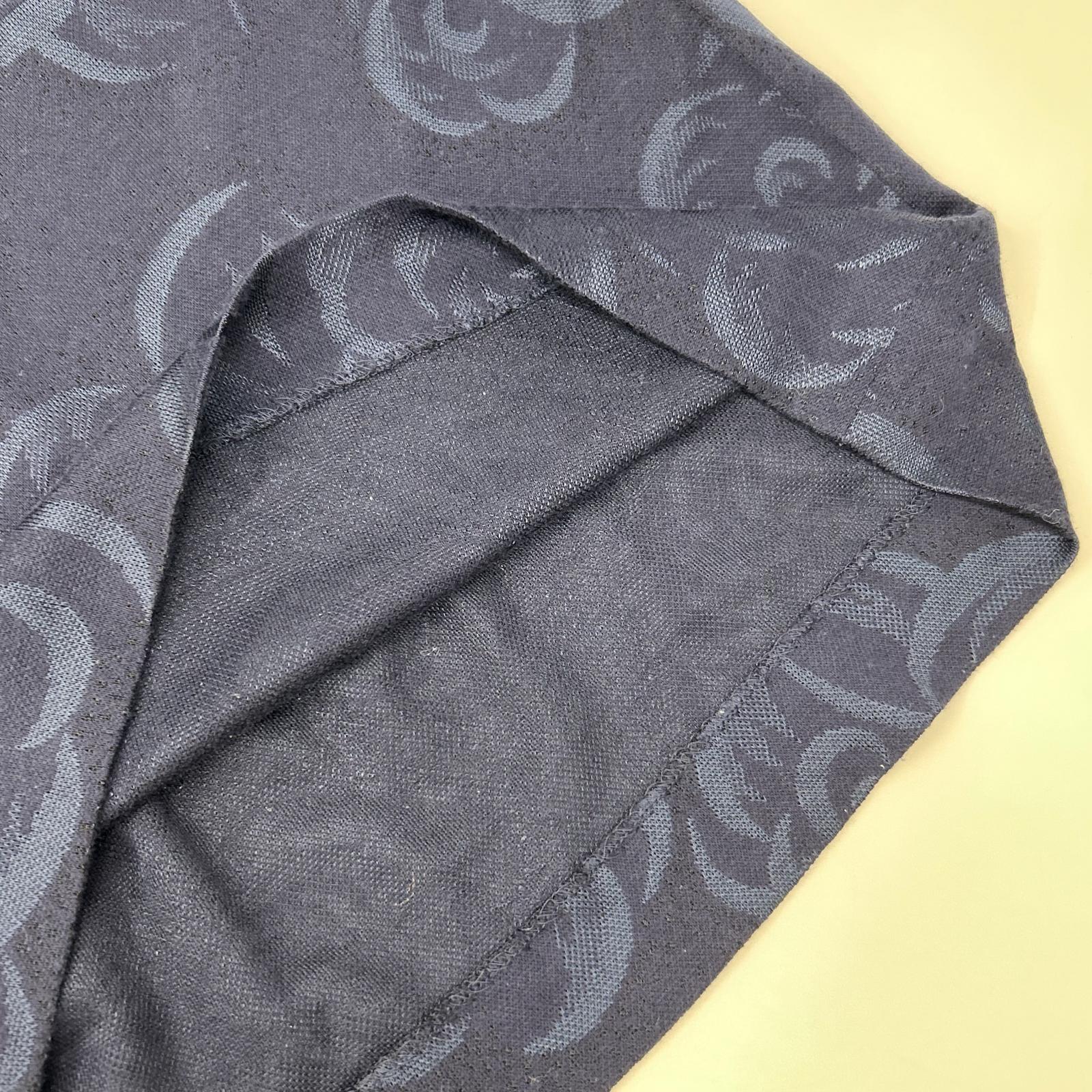 HANAE MORI ハナエモリ 【HANAE MORI Knit】ネイビー バラジャカード ロングリブニットワンピース ワンピース
