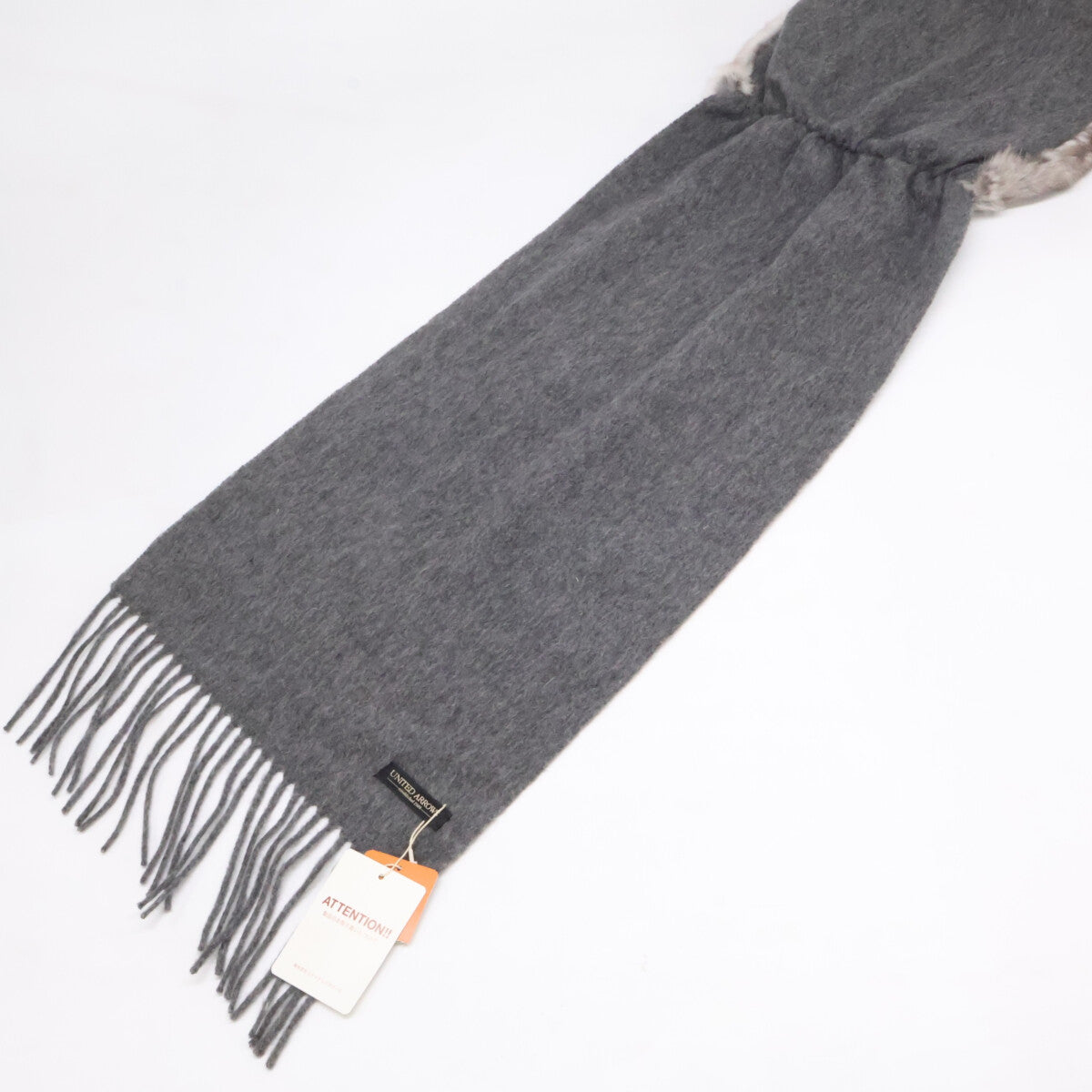 UNITED ARROWS ユナイテッドアローズ 【新品同様】1736-699-2034-1500 ラビットファー ウール/カシミヤ マフラー