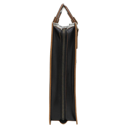LUGGAGE AOKI 青木鞄 美品 Complex Gardensシリーズ 枯淡 2WAY ブリーフケース ビジネスバッグ メンズ レザー ブラック ビジネスバッグ ブリーフケース