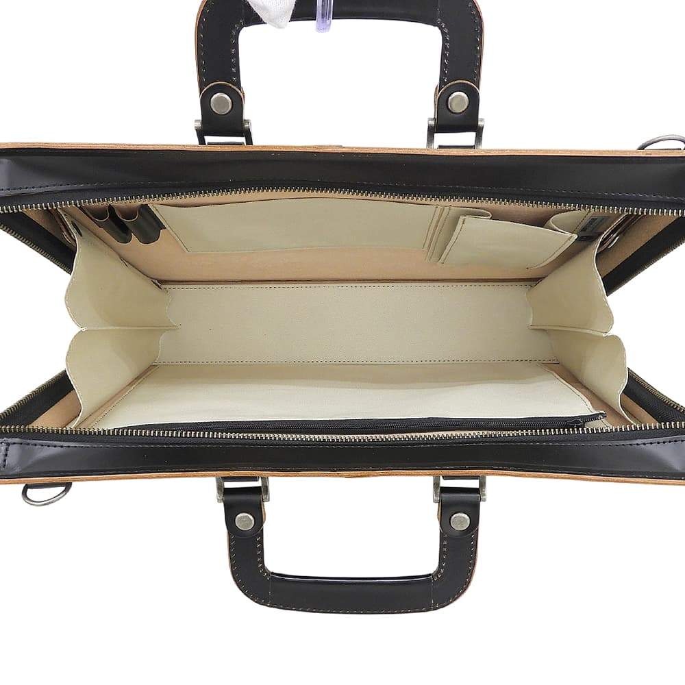 LUGGAGE AOKI 青木鞄 美品 Complex Gardensシリーズ 枯淡 2WAY ブリーフケース ビジネスバッグ メンズ レザー ブラック ビジネスバッグ ブリーフケース