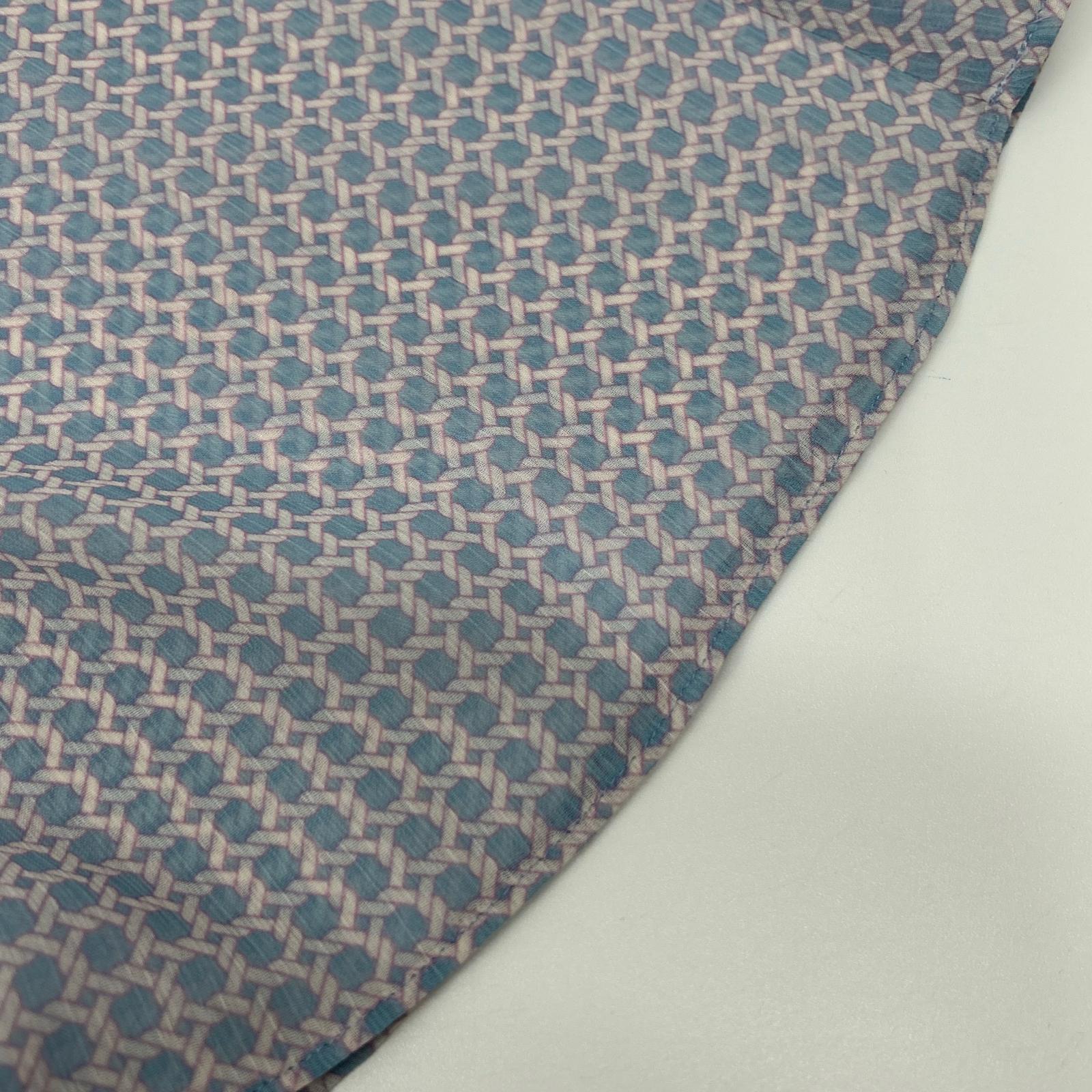ANAYI sky-blue circle rope-print pleated-collar dress, dress