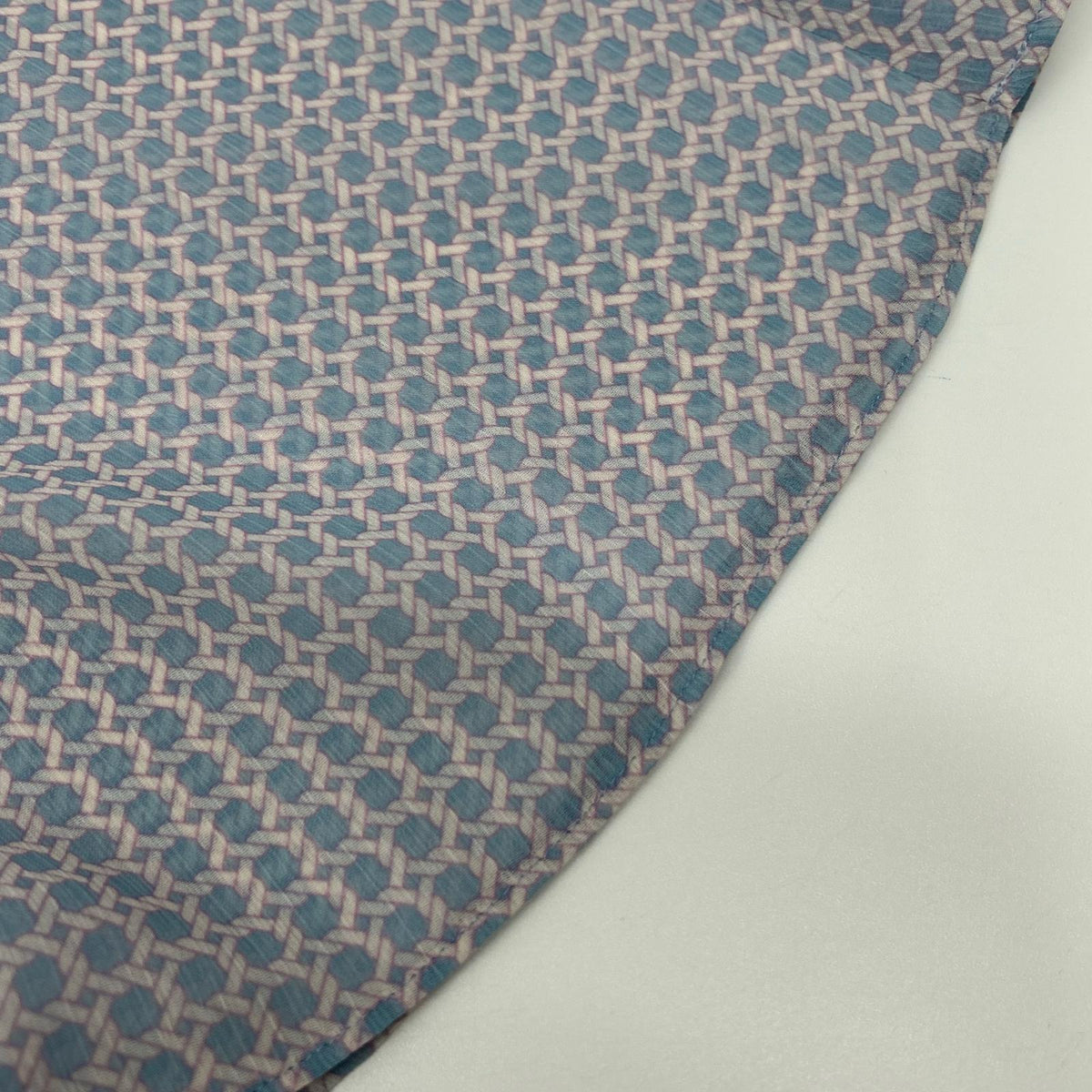 ANAYI sky-blue circle rope-print pleated-collar dress, dress