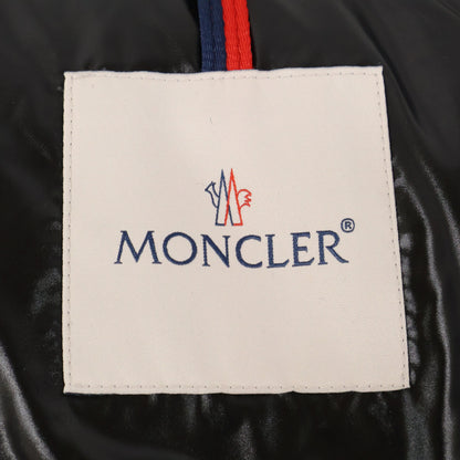 MONCLER モンクレール 【美品】BAKI ヘリンボーン ウール/ナイロン切替 フード付ダウン ベスト
