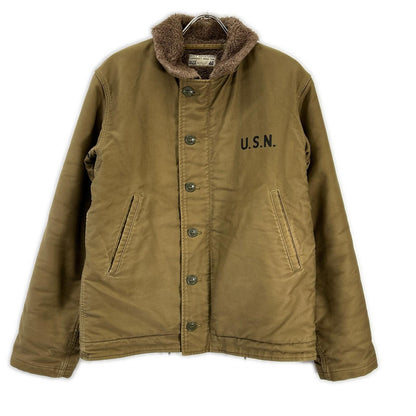 THE REAL MCCOY'S ザリアルマッコイズ オリーブ CONTRACT N5SX 1489 N-1 デッキ ジャケット ジャケット