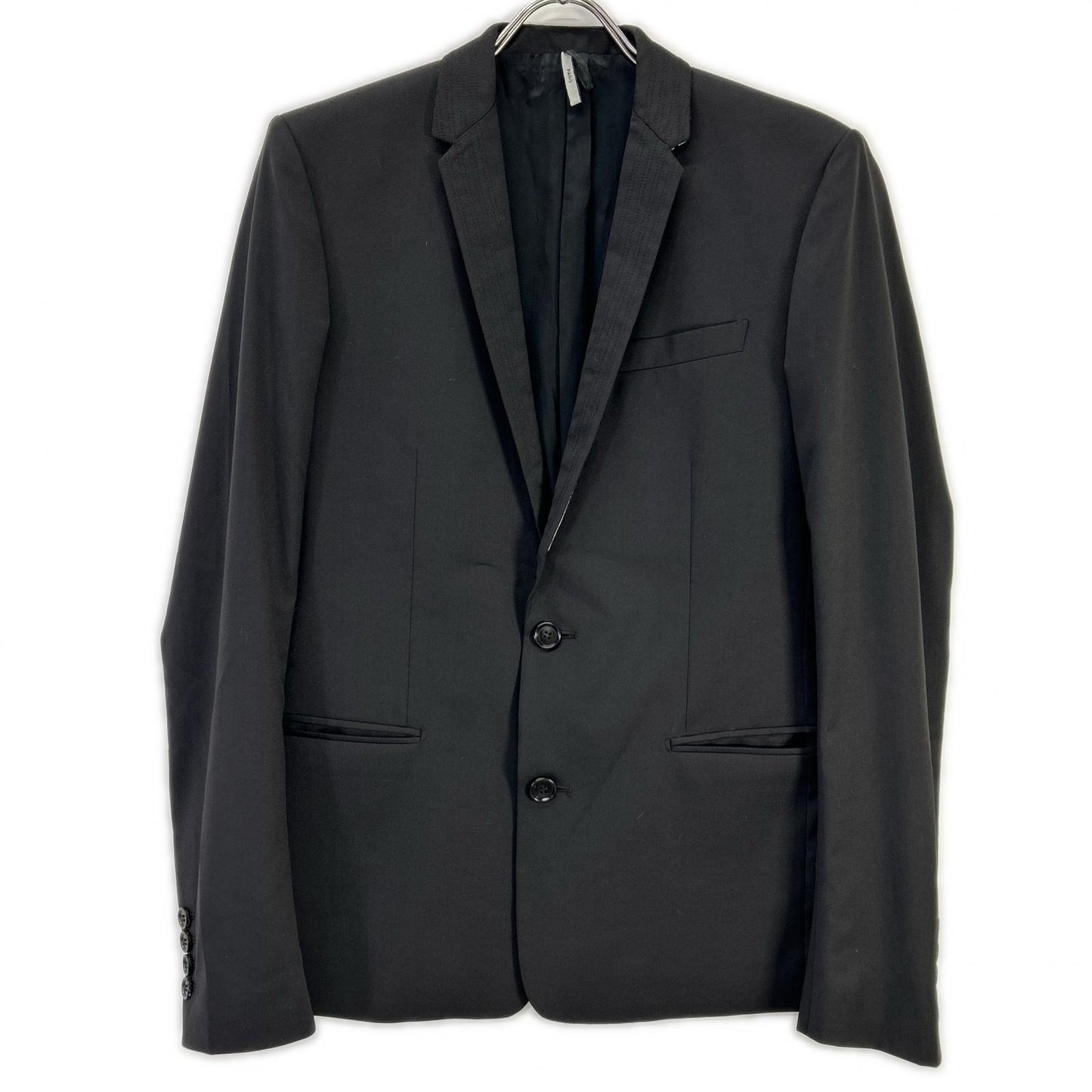 Dior HOMME ディオールオム 363C250A2110 ブラック カラーステッチ テーラードジャケット ジャケット