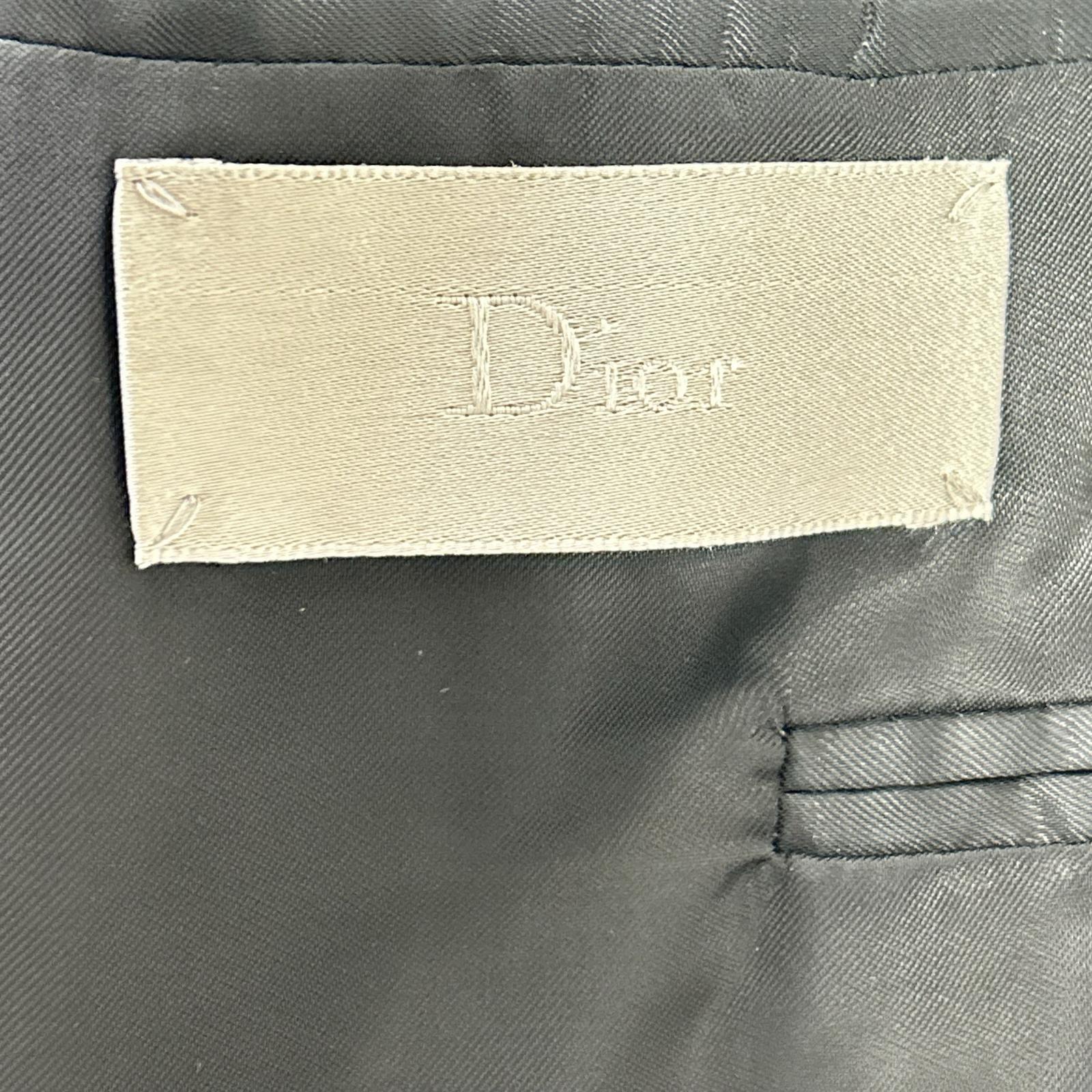 Dior HOMME ディオールオム 363C250A2110 ブラック カラーステッチ テーラードジャケット ジャケット