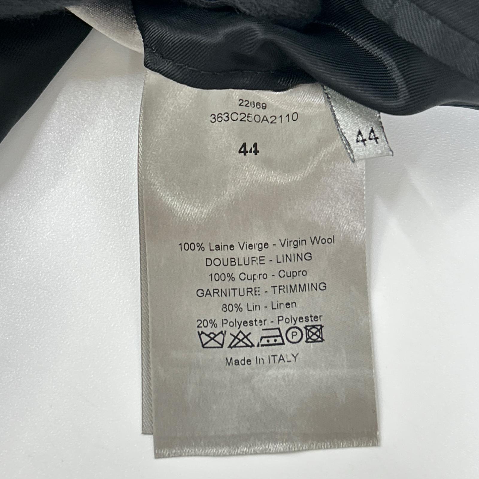 Dior HOMME ディオールオム 363C250A2110 ブラック カラーステッチ テーラードジャケット ジャケット