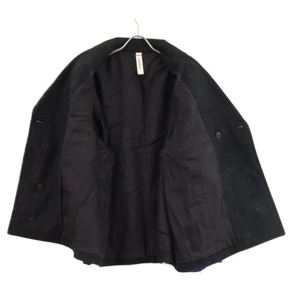 SHINYAKOZUKA Shinya Kozuka [Excellent condition/Made in 2025] 2502SK01E P (ENGUIN) COAT WITH EMBROIDERY pea coat