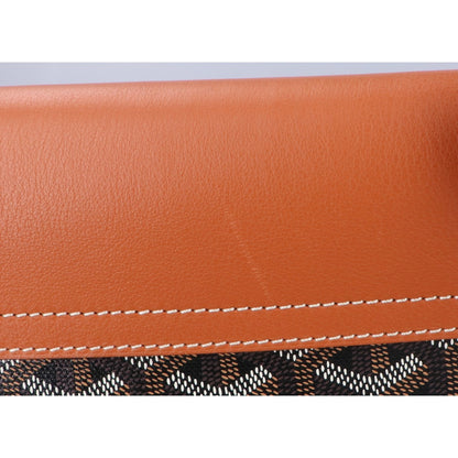 GOYARD ゴヤール カーフレザー x PVC クルシエメッセンジャーバッグ ショルダーバッグ