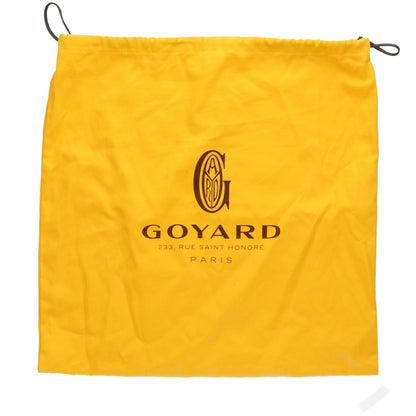 GOYARD ゴヤール カーフレザー x PVC クルシエメッセンジャーバッグ ショルダーバッグ
