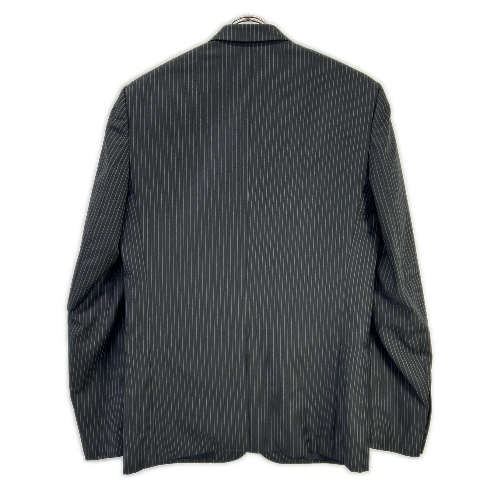 Dior HOMME ディオールオム 123C722A1787 ブラック ウール ピンストライプ テーラードジャケット ジャケット