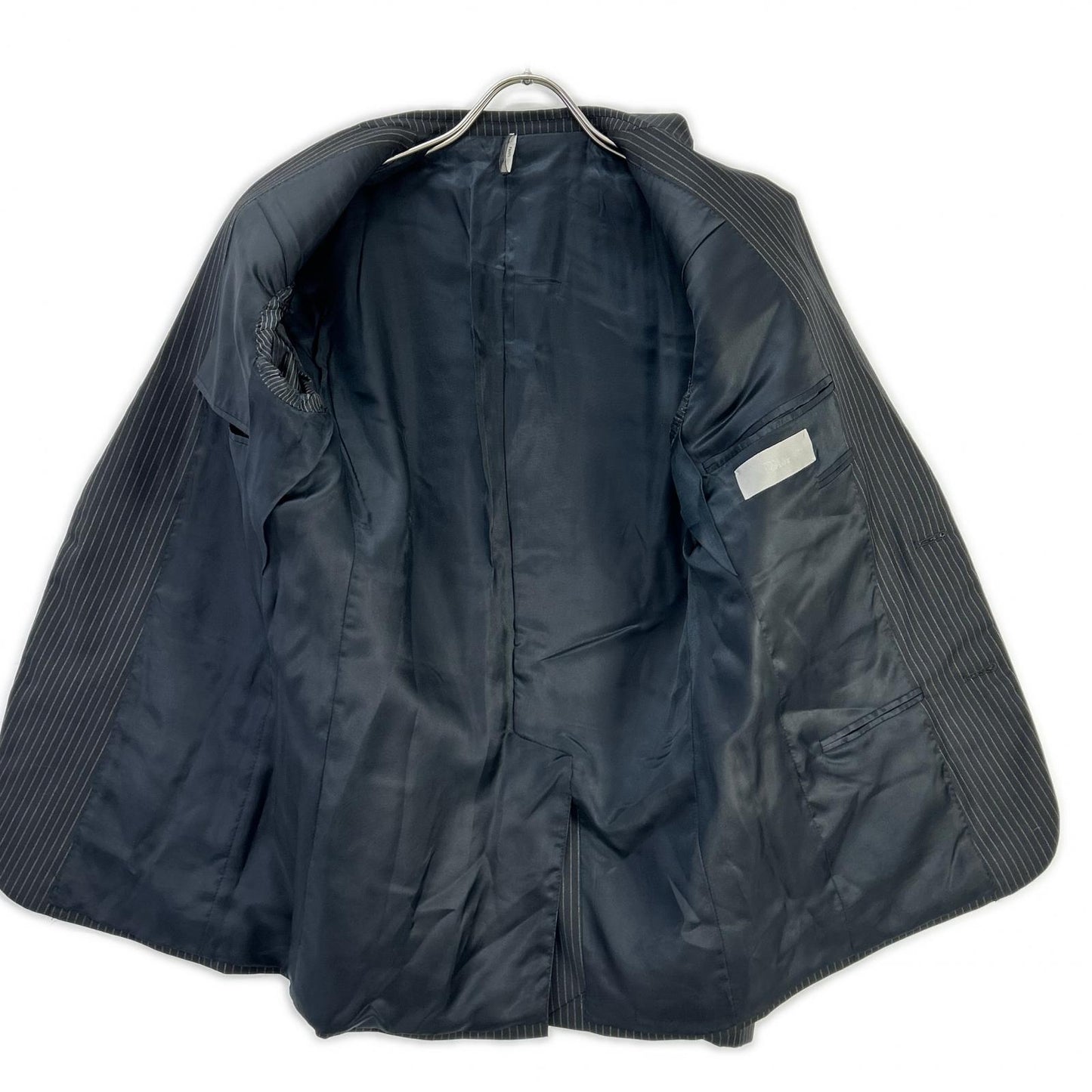 Dior HOMME ディオールオム 123C722A1787 ブラック ウール ピンストライプ テーラードジャケット ジャケット
