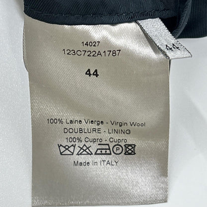 Dior HOMME ディオールオム 123C722A1787 ブラック ウール ピンストライプ テーラードジャケット ジャケット