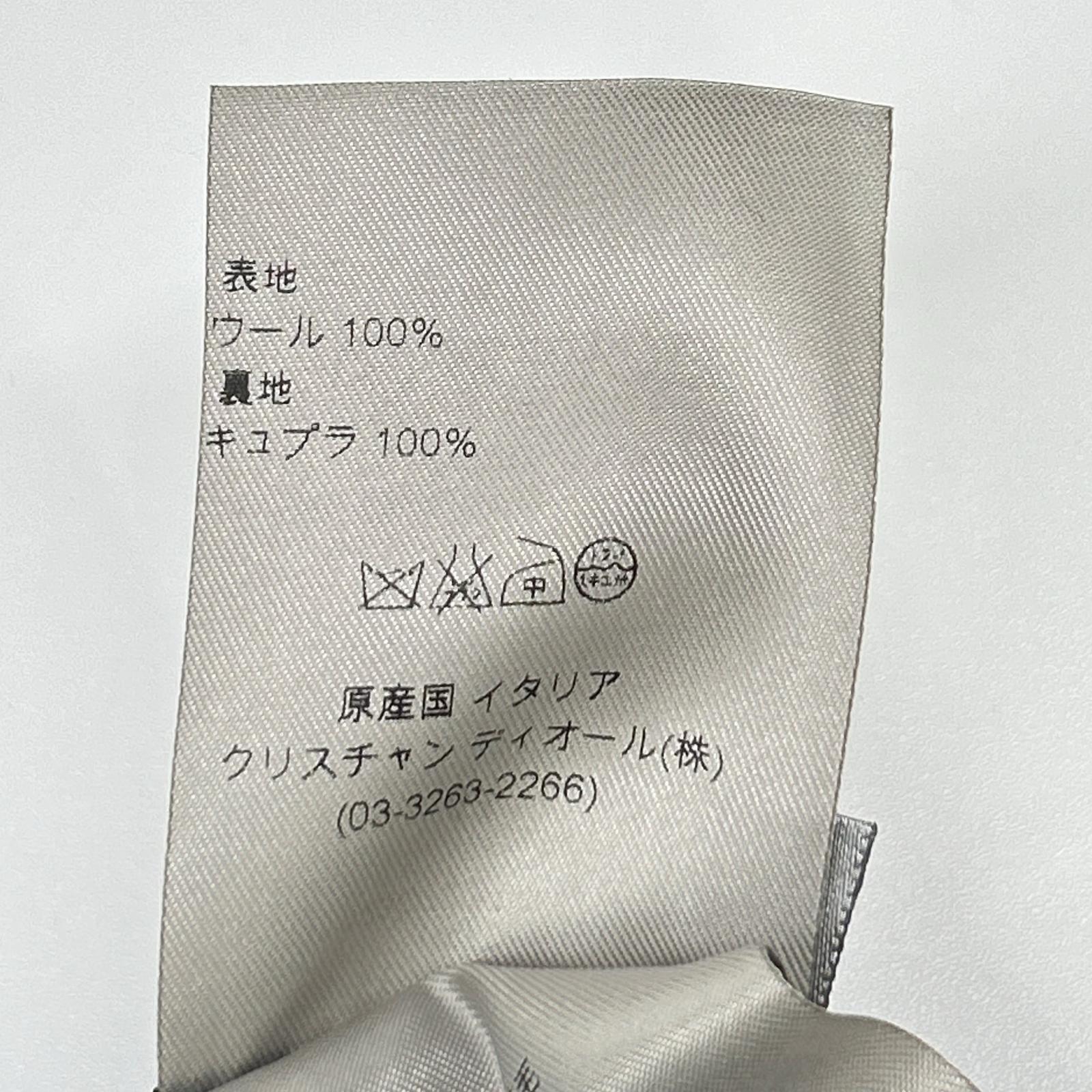 Dior HOMME ディオールオム 123C722A1787 ブラック ウール ピンストライプ テーラードジャケット ジャケット