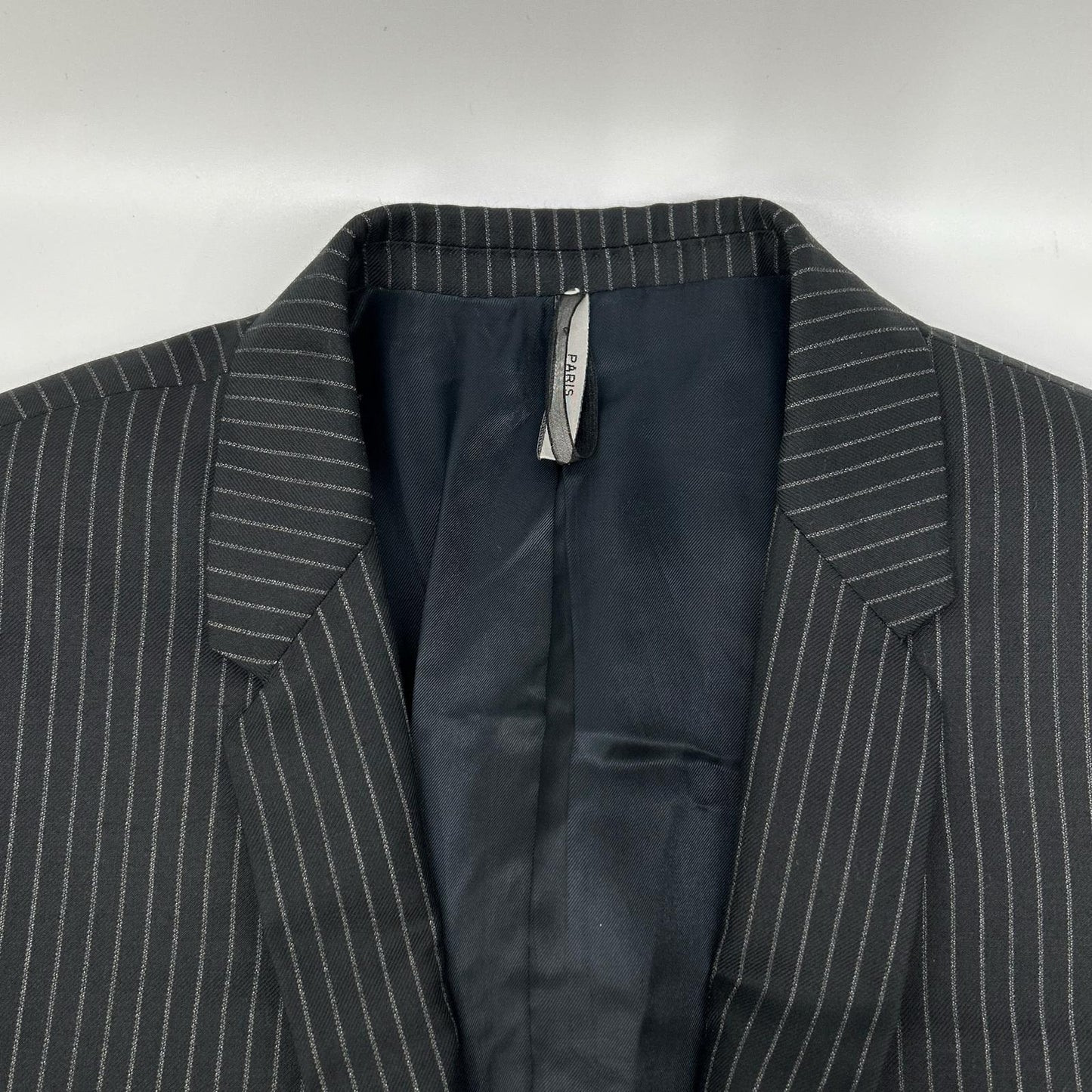Dior HOMME ディオールオム 123C722A1787 ブラック ウール ピンストライプ テーラードジャケット ジャケット