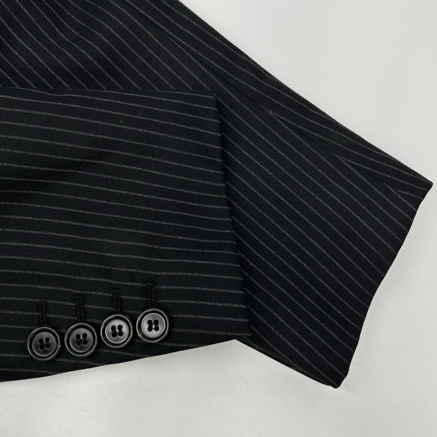 Dior HOMME ディオールオム 123C722A1787 ブラック ウール ピンストライプ テーラードジャケット ジャケット