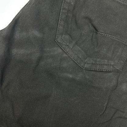 Dior HOMME ディオールオム 08AW クリス期　8H3111080909 ブラック コットン コーティング ストレッチ スキニー パンツ ボトムス
