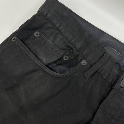 Dior HOMME ディオールオム 08AW クリス期　8H3111080909 ブラック コットン コーティング ストレッチ スキニー パンツ ボトムス