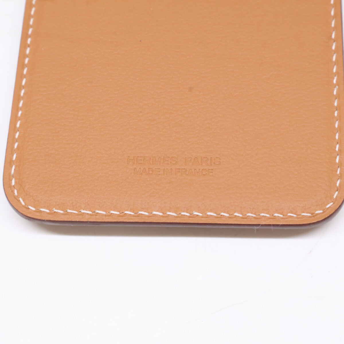HERMES エルメス 【新品同様】W刻 MagSafe エマン ルボン カードケース