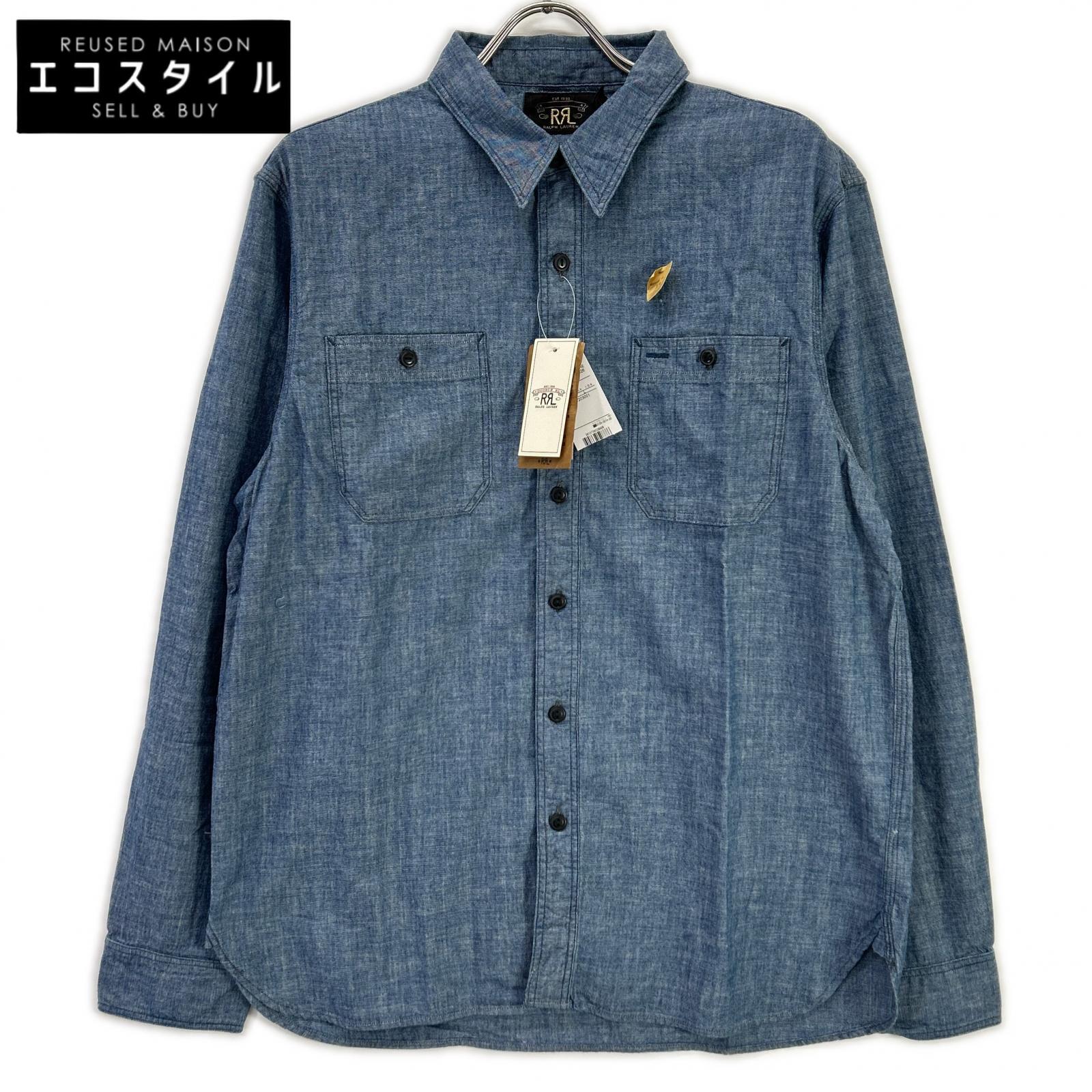 RRL ダブルアールエル 782751203001 24SS インディゴシャンブレーワークシャツ トップス
