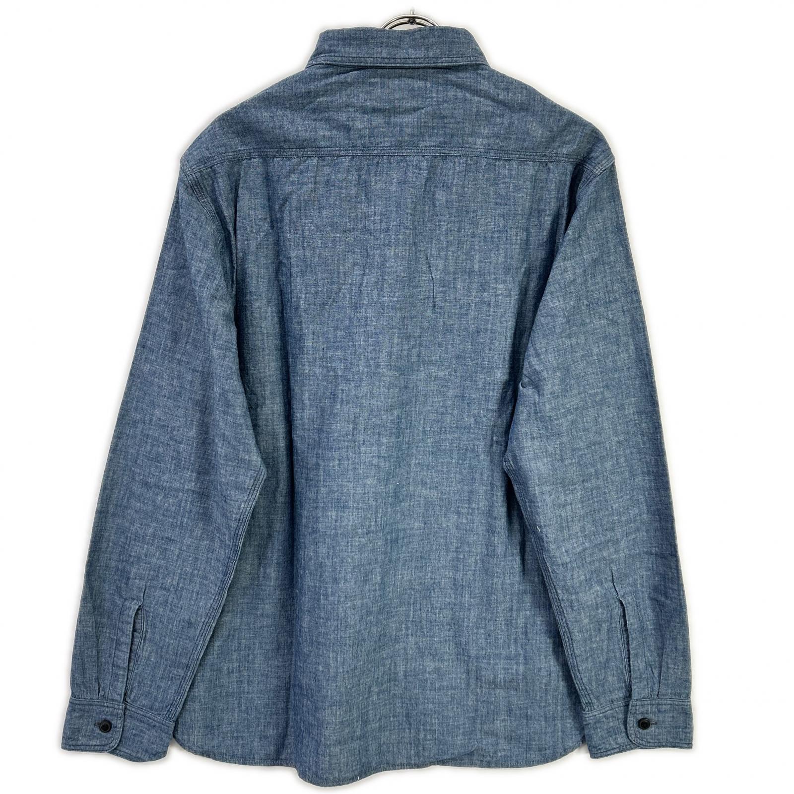 RRL 782751203001 24SS indigo chambray work shirt top