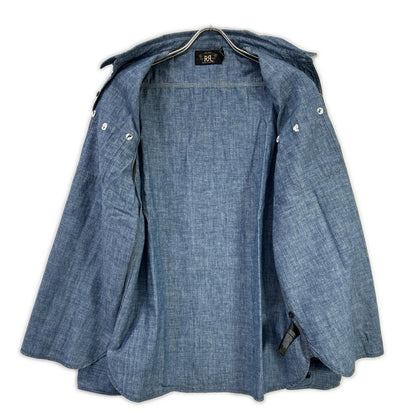 RRL 782751203001 24SS indigo chambray work shirt top