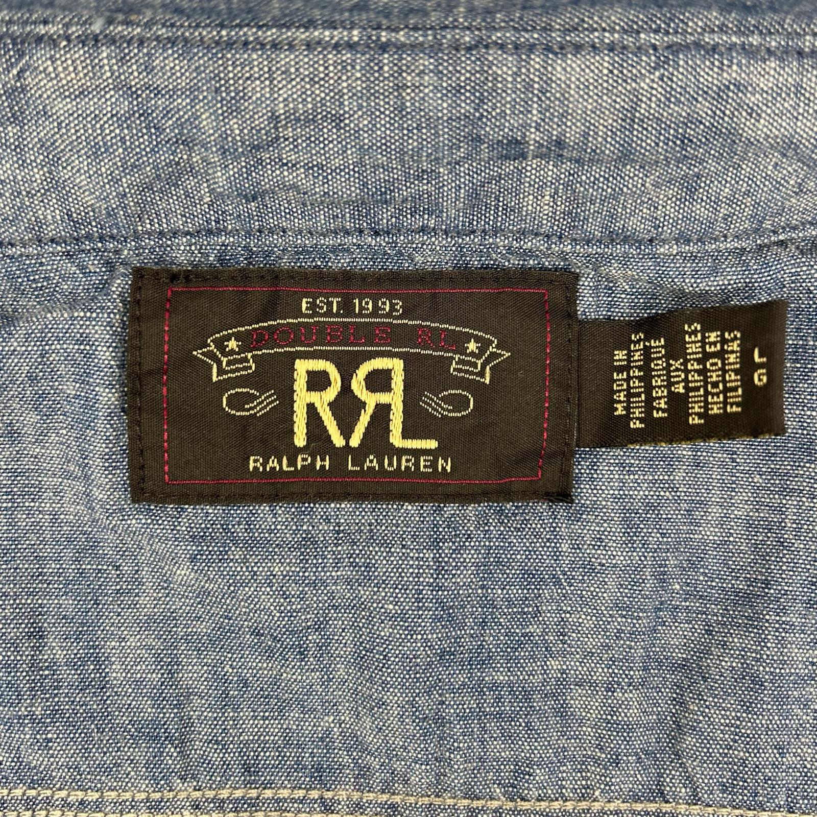 RRL ダブルアールエル 782751203001 24SS インディゴシャンブレーワークシャツ トップス