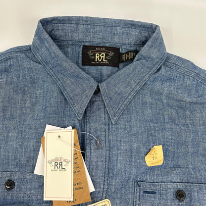 RRL ダブルアールエル 782751203001 24SS インディゴシャンブレーワークシャツ トップス