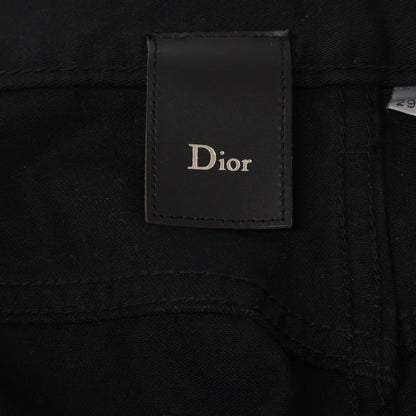 Dior HOMME ディオールオム 【国内正規】クリス期　003D002TY061 ペイント加工 ボタンフライ スリム ストレートパンツ ボトムス