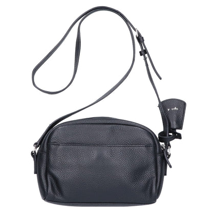 agnès b. NS03-03 Embossed-logo leather shoulder bag