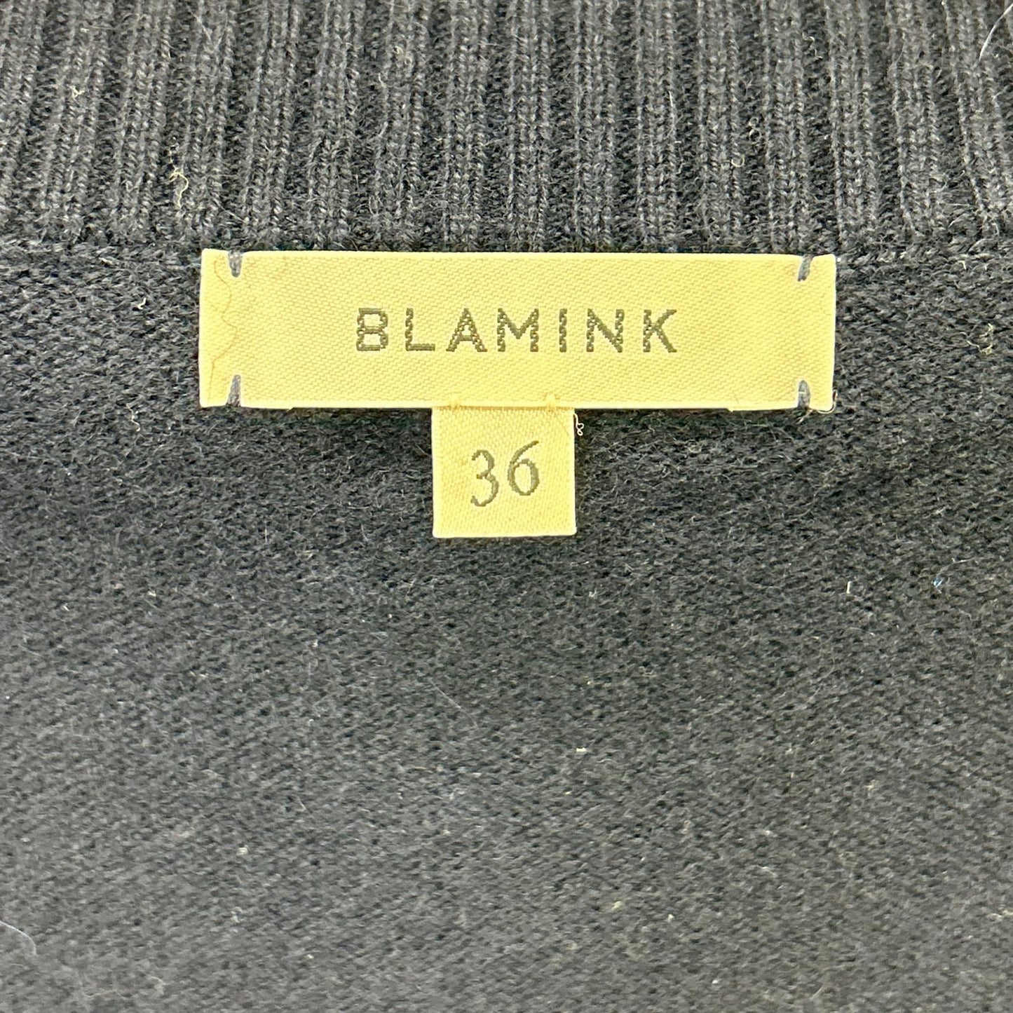 BLAMINK ブラミンク ネイビー R CA/S 16G VN LSL ニット カーディガン トップス