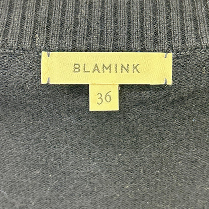 BLAMINK ブラミンク ネイビー R CA/S 16G VN LSL ニット カーディガン トップス