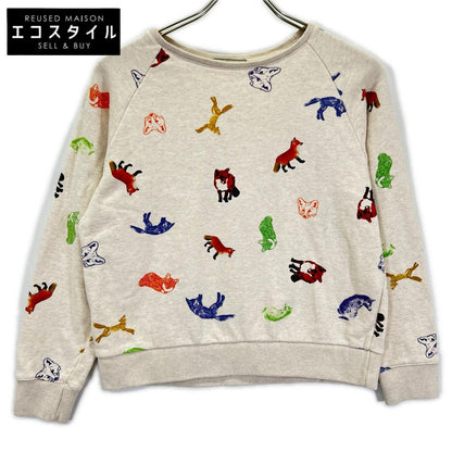 MAISON KITSUNE メゾンキツネ KWM-0406-A アイボリー コットン Melange Childish Sweater トップス