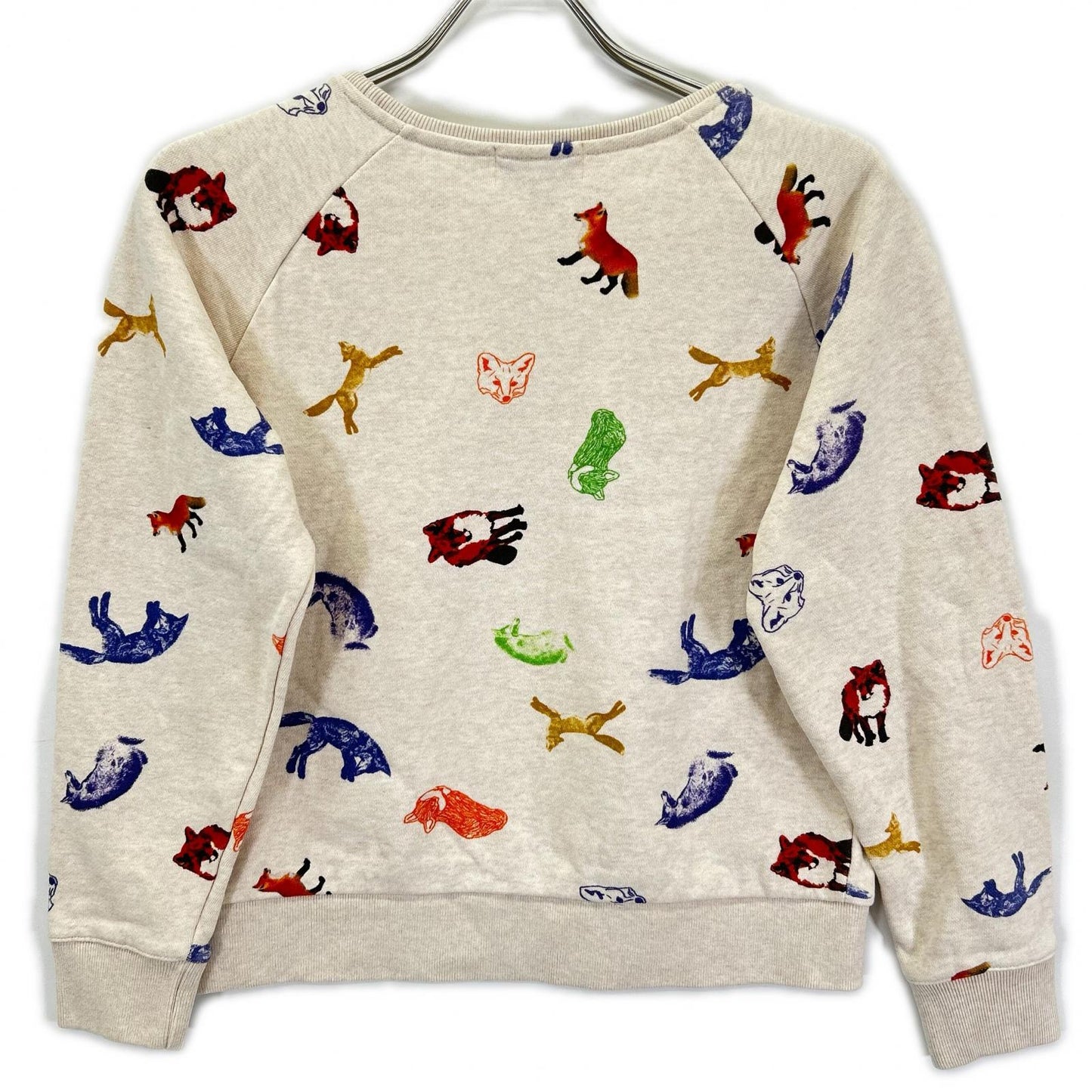 MAISON KITSUNE メゾンキツネ KWM-0406-A アイボリー コットン Melange Childish Sweater トップス