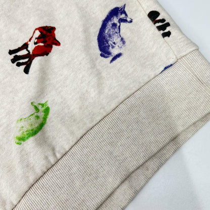 MAISON KITSUNE メゾンキツネ KWM-0406-A アイボリー コットン Melange Childish Sweater トップス