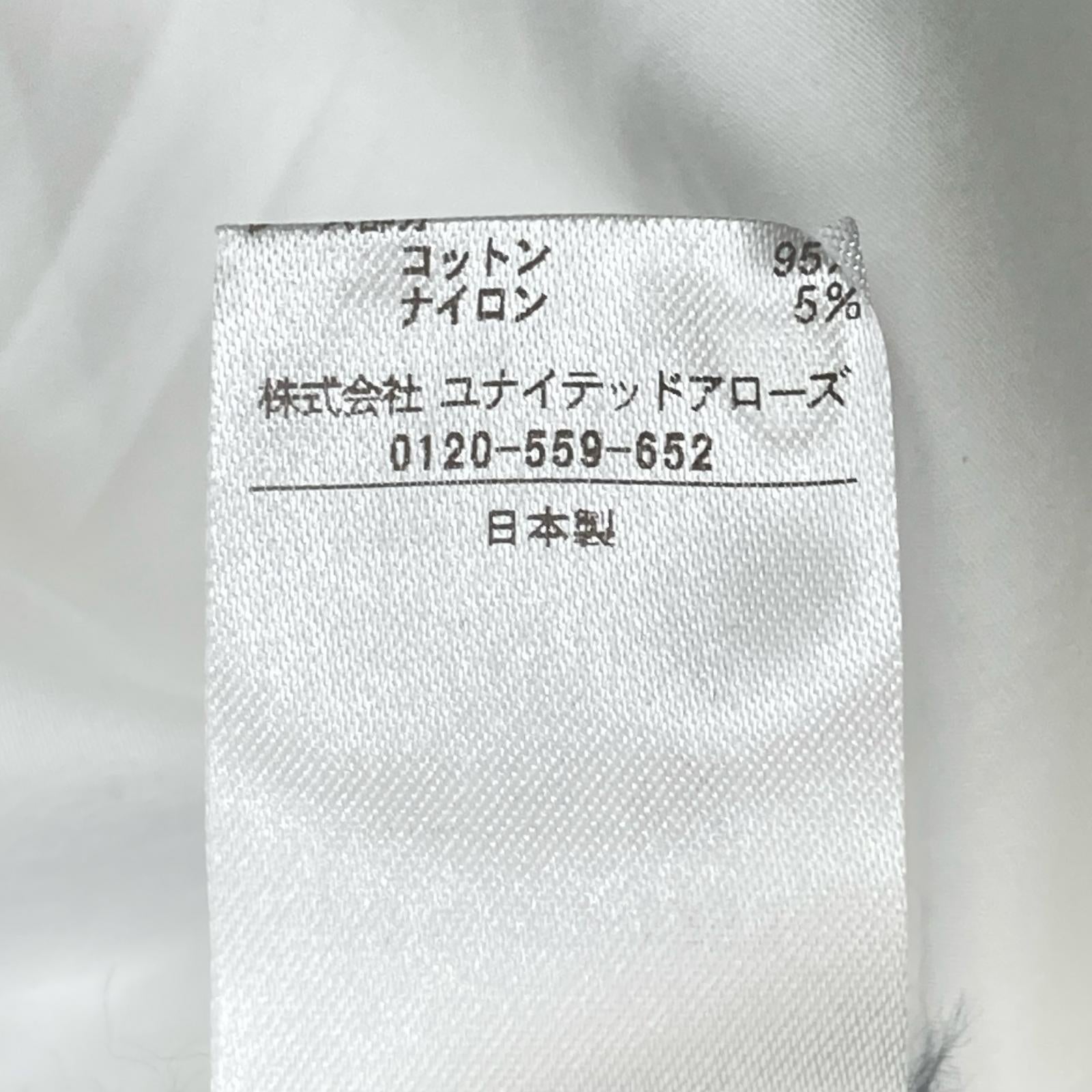 DRAWER ドゥロワー ホワイト ヘムレーススタンドノースリーブブラウス トップス