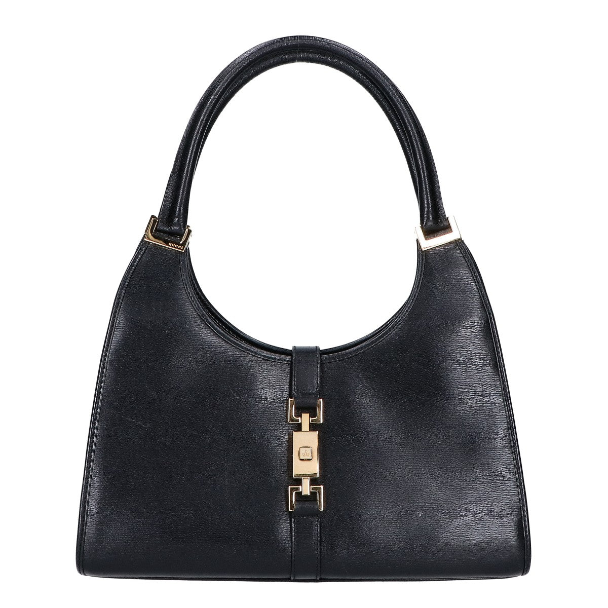 GUCCI グッチ 002・1067 ジャッキー 型押しレザー ハンドバッグ