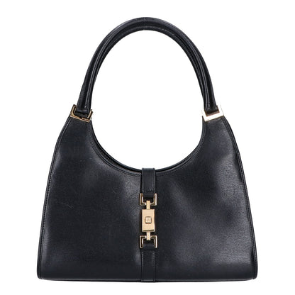 GUCCI グッチ 002・1067 ジャッキー 型押しレザー ハンドバッグ