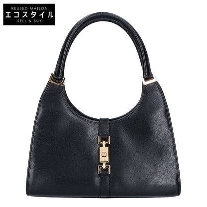 GUCCI グッチ 002・1067 ジャッキー 型押しレザー ハンドバッグ