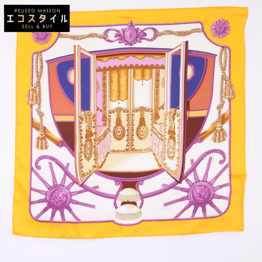 HERMES エルメス 【新品同様】Les Tambours レ・タンブール タンブールの太鼓 シルク スカーフ
