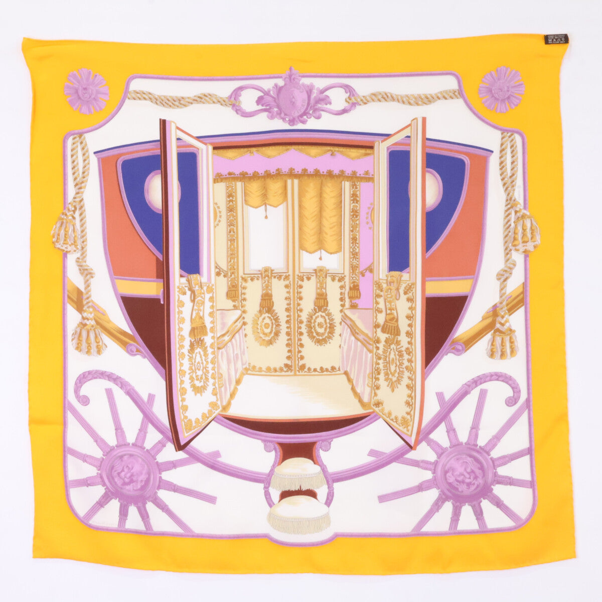 HERMES エルメス 【新品同様】Les Tambours レ・タンブール タンブールの太鼓 シルク スカーフ