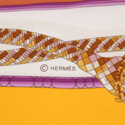 HERMES エルメス 【新品同様】Les Tambours レ・タンブール タンブールの太鼓 シルク スカーフ