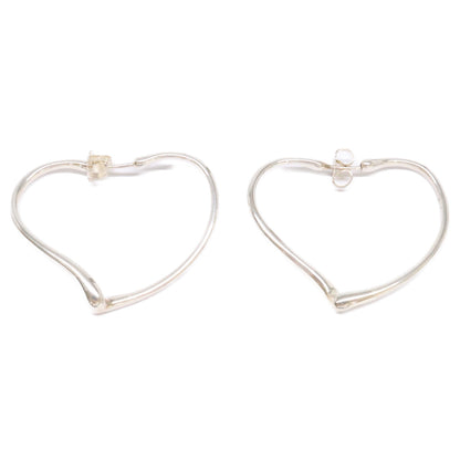 TIFFANY&Co. ティファニー Ag925 ハート フープ ピアス
